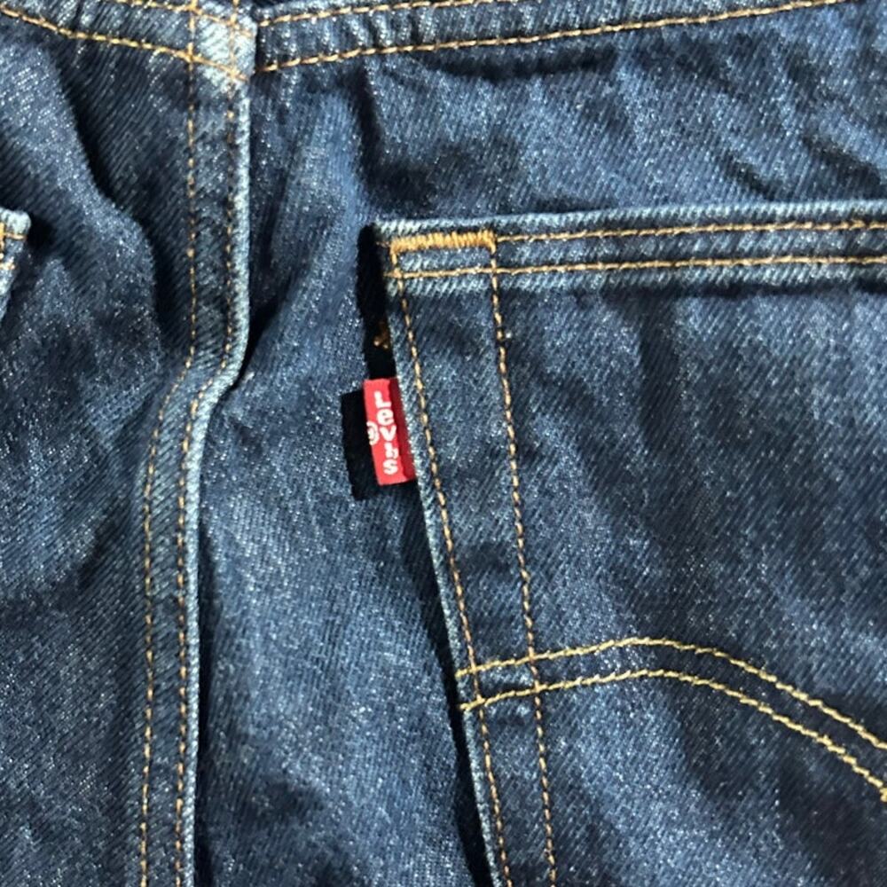 Levi’s 501 Men's Original Fit Dark Wash Jeans W36 L30 - Picture 3 of 9